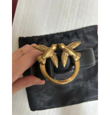 Ремень Pinko чёрный с золотом